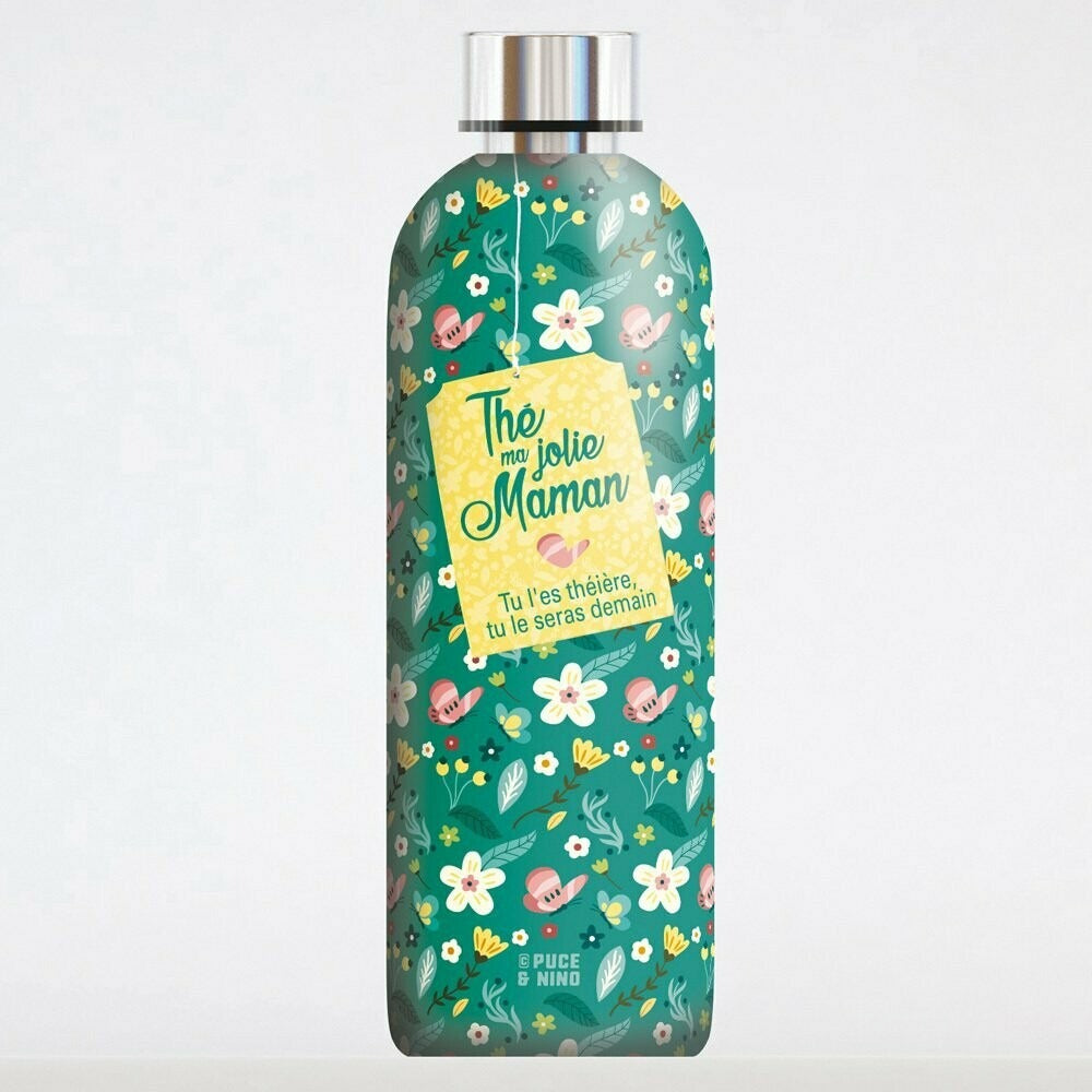 Isotherme en Acier Inoxydable Original "Jolie maman"