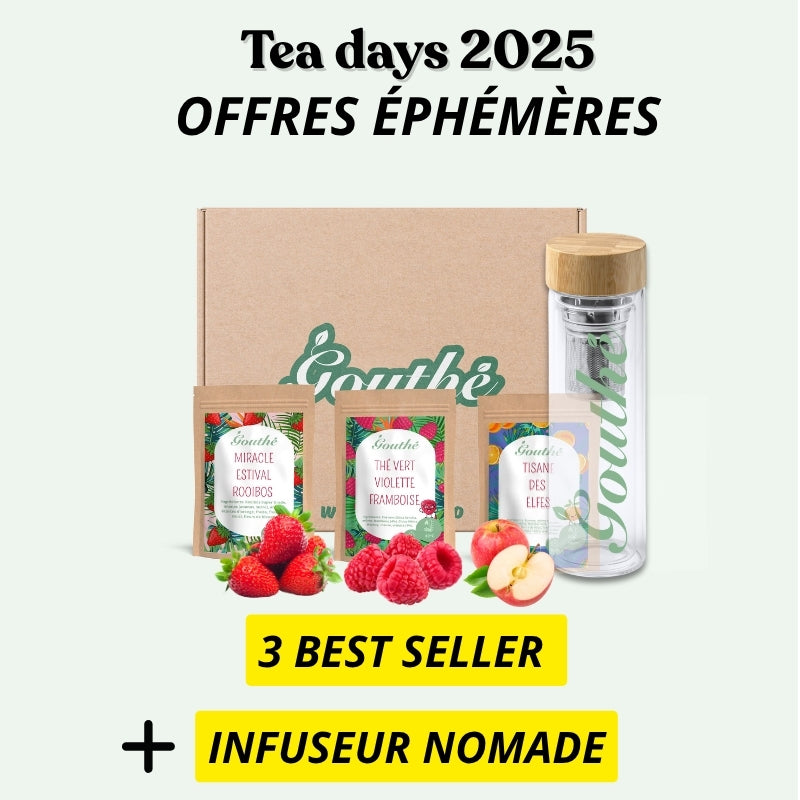 Pack 3 sachet + Infuseur