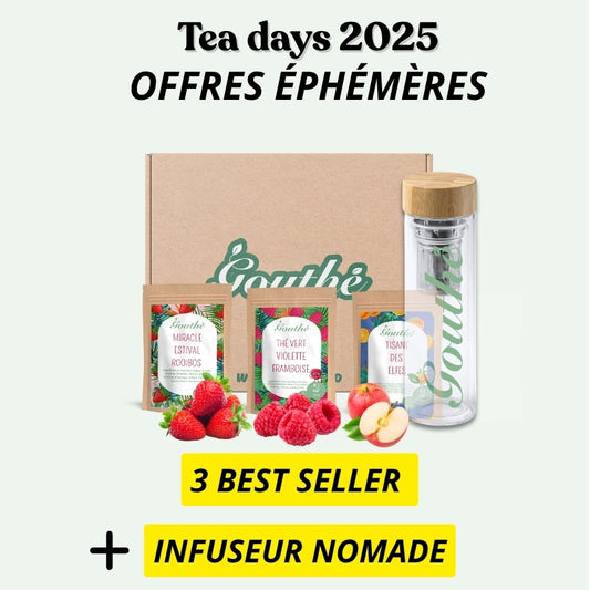 Pack 3 sachet + Infuseur